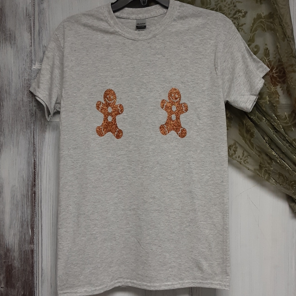 Gingerbread Man T-shirt size small - Picture 1 of 6